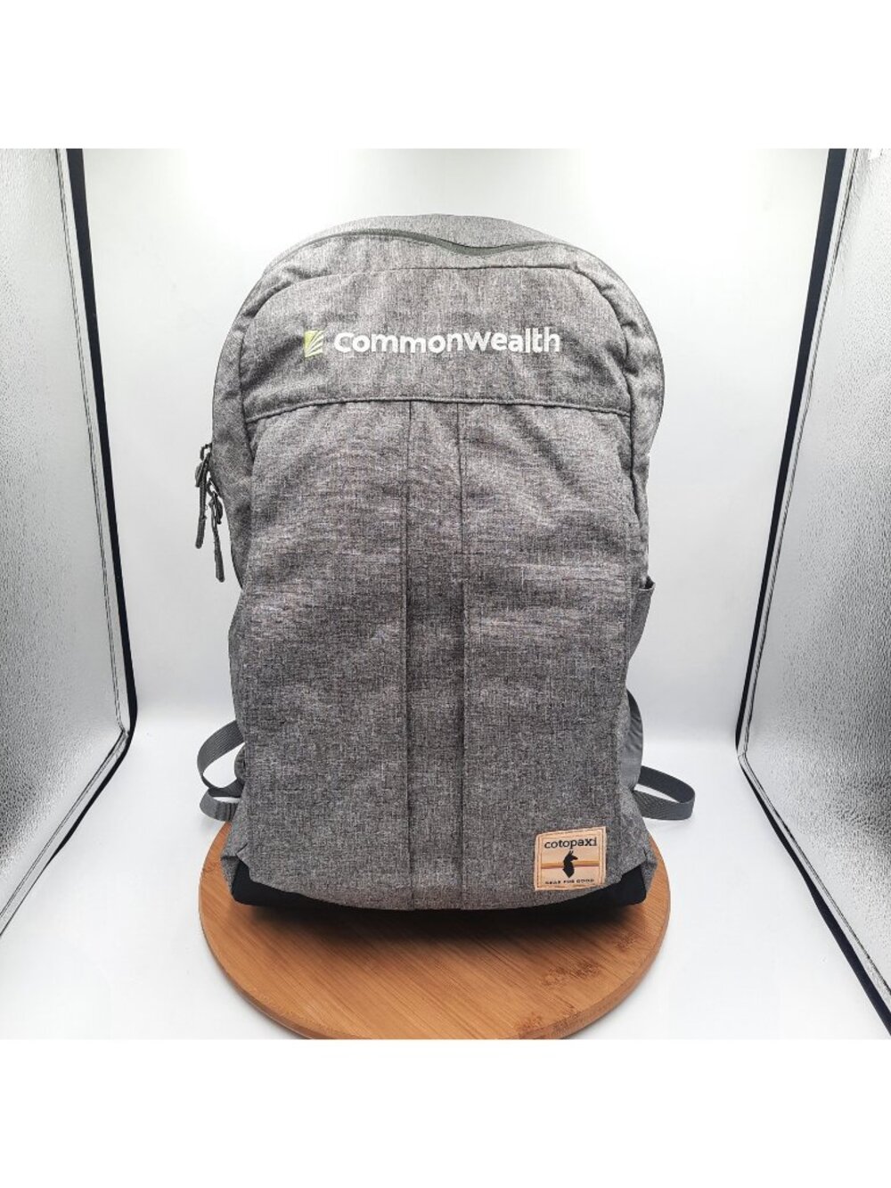 Cotopaxi Backpack Coban 20L Daypack Gray Laptop Bag Minimalist Hiking Embroidery